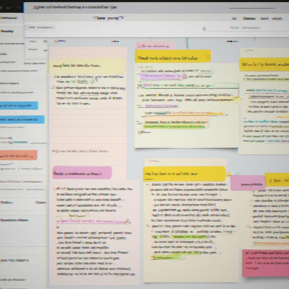 Email thread interface showing client feedback organized in a single conversation with inline replies and project tags