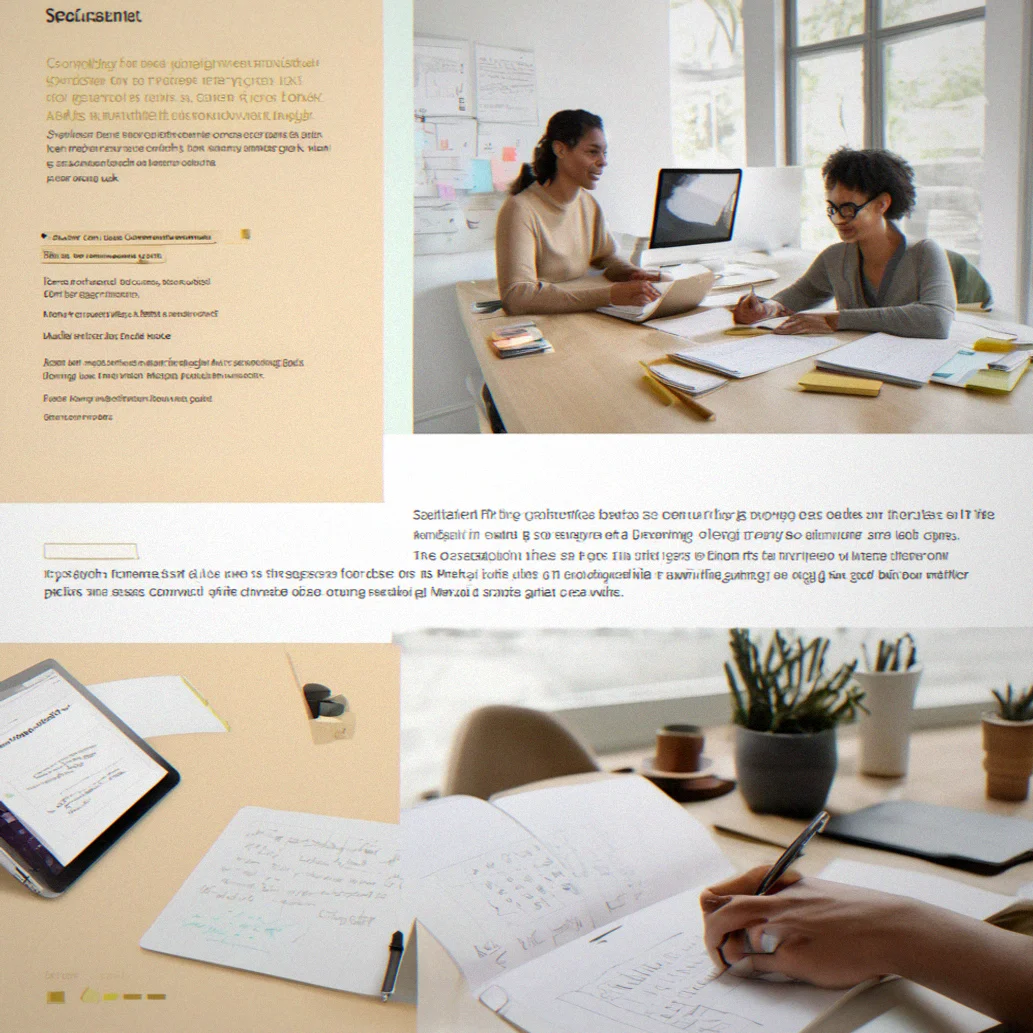 Consultant dashboard showing three separate client projects with threaded communications and organized notes
