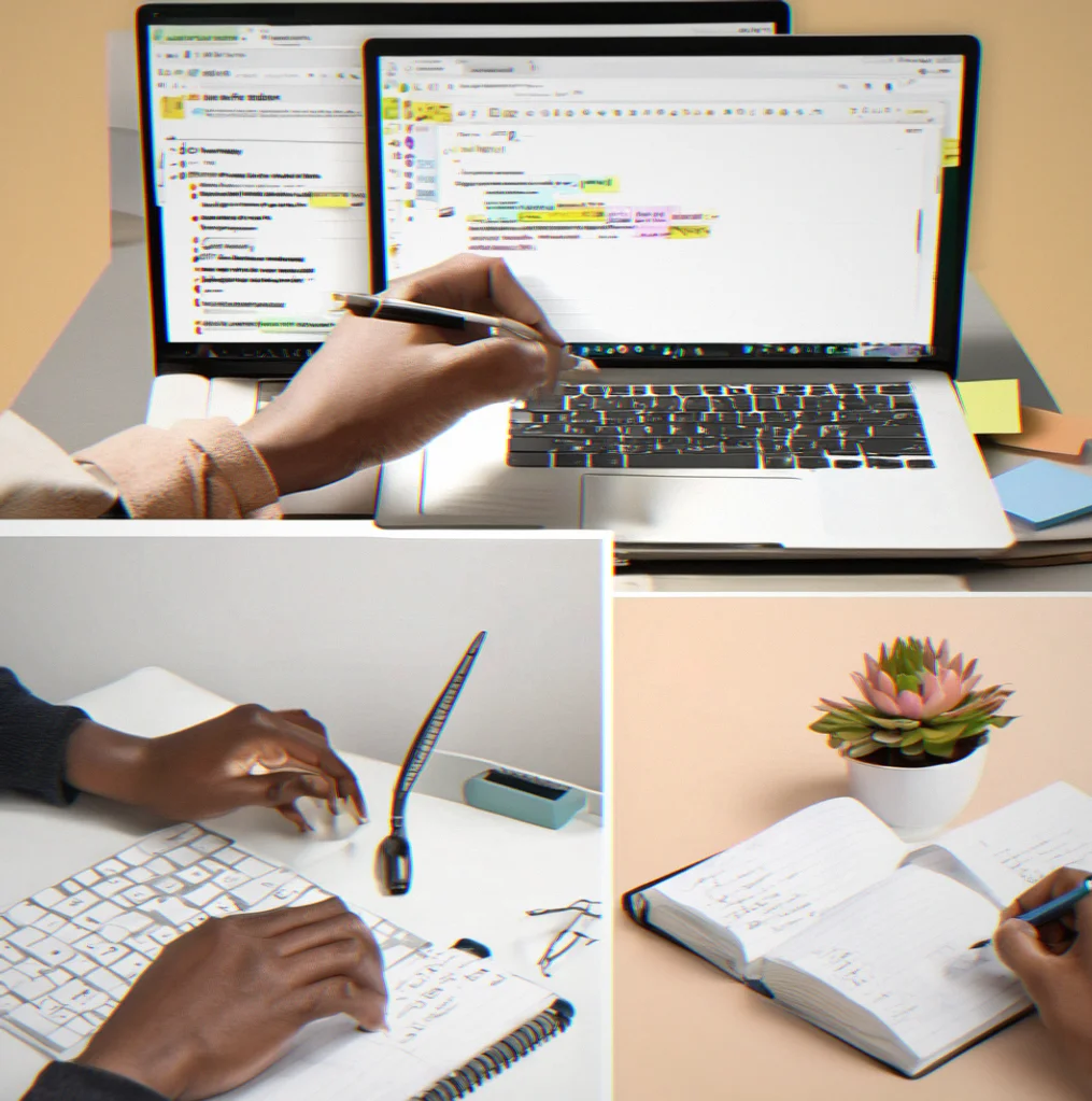 Email-to-Softnote migration showing cluttered inbox transforming into organized project with threaded communications