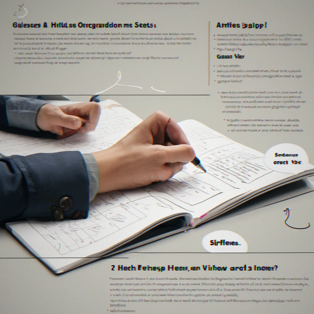 Well-formatted document showing varied heading sizes, bullet points and generous whitespace